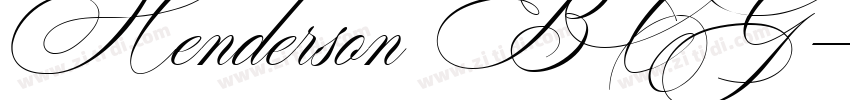 Henderson BCG字体转换